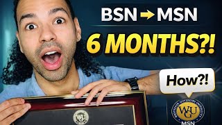 NURSES! Get Your MSN in 6 Months!
