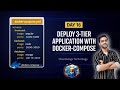 Deploy 3-Tier Application using Docker-Compose | Frontend + Backend + DB