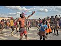 Sukuma tribe dance team in Tanzania