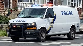 ⁴ᴷ Philadelphia police Department 12 District Car 1201 Responding { Manual Wail }