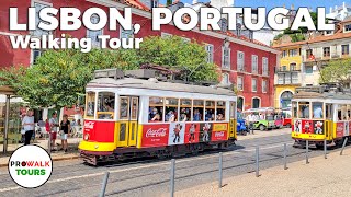 Lisbon, Portugal Walking Tour - 4K with Captions
