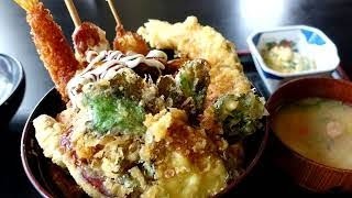 【2021@SV650】お食事処 美沢（山口県下松市）で「バイク丼」を食す。錦川の沈下橋（潜水橋）「細利橋？」も…