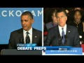 WEBCAST: President Obama and Mitt Romney Prepare for Tomorrow's Debates