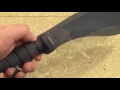 ka bar kukri machete preview and bottle slaying