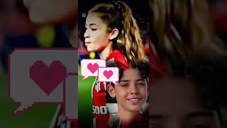 Cristiano Ronaldo Jr.Delfina Suarez love story ❤️😍#shorts