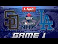 San Diego Padres vs Los Angeles Dodgers NLDS Game 1 LIVE Stream Game Audio | MLB Playoff Cast & Chat