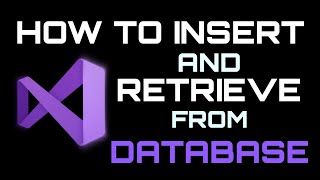 How to insert & retrieve data from database using MS Access in Vb.net (Part-1) | Visual Studio 2019