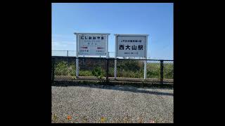 ＪＲ日本最南端の駅、西大山駅