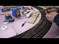 Laying flextrack for model railroads