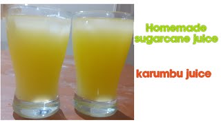 HOMEMADE SUGARCANE JUICE IN TAMIL | KARUMBU JUICE | ENGLISH SUBTITLES | JAZZY AROMA