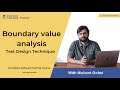 Software testing tutorial - Boundary value analysis in testing with example (Test design techniques)