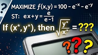 constrained optimisation problem