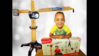 Dale's Playtime - Dickie Toys Giant Crane #dalesplaytime #funkidsplay #dahstuff2