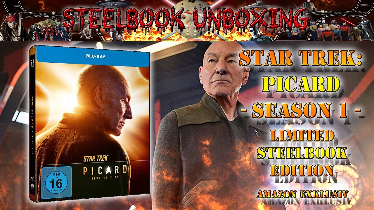 Unboxing - STAR TREK: PICARD - Season 1- Steelbook - Amazon Exklusiv ...