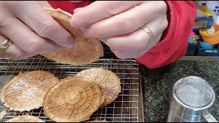 Pizzelle Italian Cookies