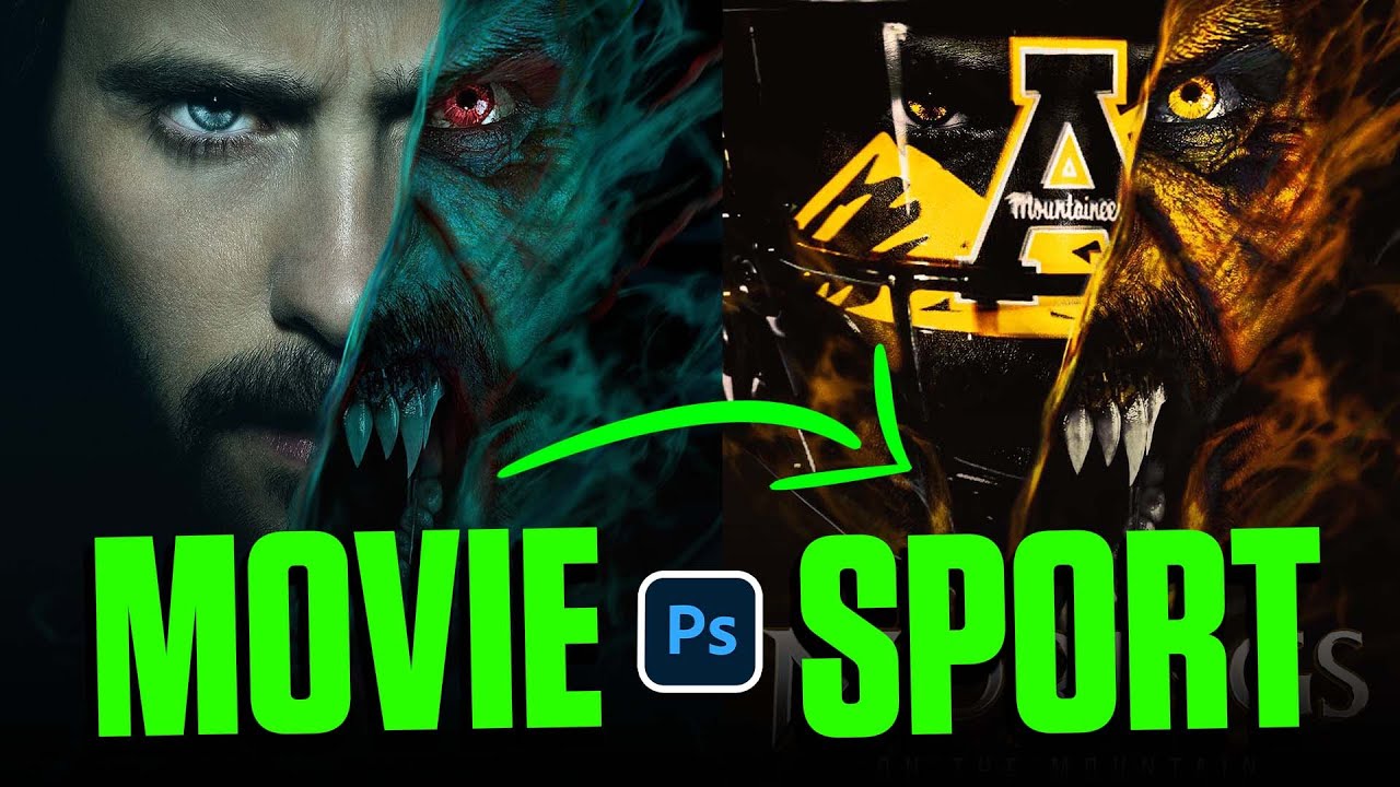 Movie Poster Remake In Photoshop Youtube