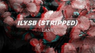 LANY - ILYSB(Stripped) [Lyric Video]