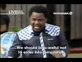 dont tempt the devil to tempt you prohpet tb joshua