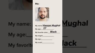 Hassan Mughal | Hassan Mughal status |