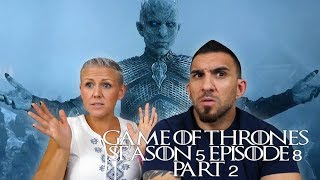Game of Thrones Season 5 Episode 8 'Hardhome' Part 2 REACTION!!