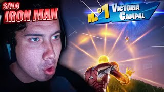 RETO FORTNITE GANANDO SOLO CON IRONMAN!