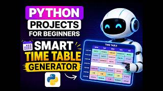 Smart Time Table Generator Using Python 🐍& AI | Full Coding Project 🚀