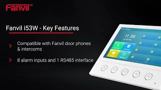 Fanvil i53W Indoor Station  Key Features