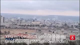 YPG, Füzelerle Cerablus'u yerle bir etti