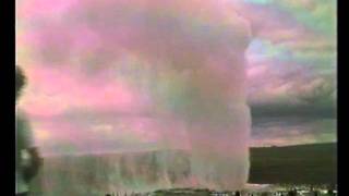 Geysir eruption 1985