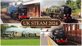 Best of UK Steam Trains Compilation 2024!