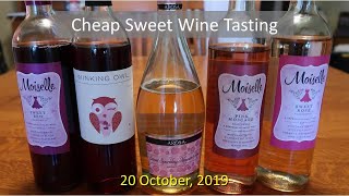 Cheap Aldi Sweet Wine Tasting