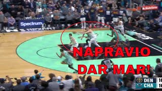 NIKOLA JOKIĆ SRBIN UZEO LOPTU I NAPRAVIO DAR MAR! nikola jokic