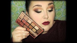 Maybelline Nudes of New York -Glam Cut Crease & Bold Lip- Look #1