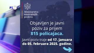 TV Pljevlja Konkurs policija 17 01 2025