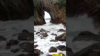 WHAT 😱an AMAZING SEA ARCH #shorts #viral #explore #asmr #nature