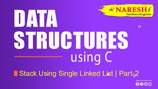 Stack Using Single Linked List - Part 2 | Data Structures Tutorial