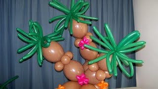 How To Make A Tropical Oasis Centerpiece With Balloons