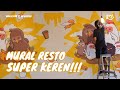 MURAL RESTO SUPER KEREN!!! by MURALIN88 X MEWLELEH || lukis dinding mural di MEWLELEH SEMARANG