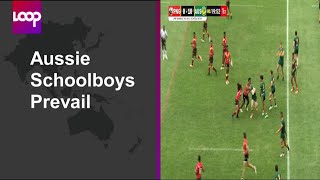 Aussie Schoolboys Prevail