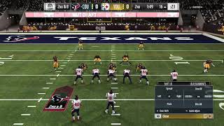 Madden 19 MUT clip Baiting a QB with user LB