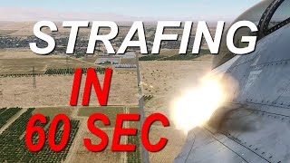 DCS: F-16 Strafing In Under 60 Seconds