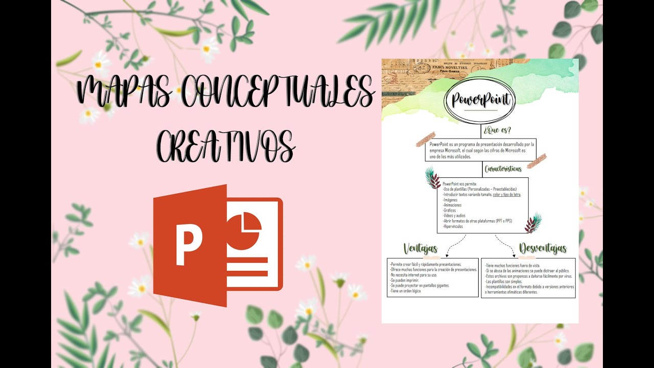 MAPAS CONCEPTUALES CREATIVOS EN POWERPOINT - DiaMarcel - YouTube