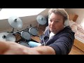 drum cover funky with alesis turbo mesh kit