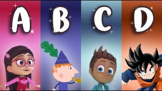 Learn Italian ALPHABET with cartoons ABC