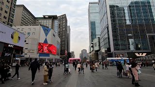 China | Walking in CHENGDU (四川成都: 宽窄巷子-人民公园-春熙路)