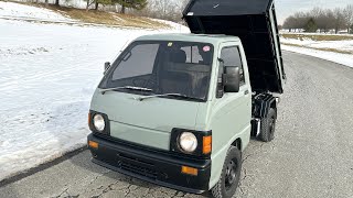 1988 DAIHATSU HIJET CLIMBER S81P DUMP TRUCK - KEI - JDM - DUMP OPERATION