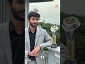 gukesh and his trophy