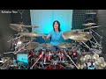 the police every breath you take sting drum cover by kalonica nicx