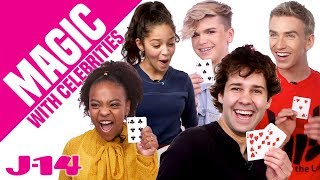 David Dobrik, Stephen Sharer, and More React to Magic | Magic With Celebrities