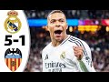 Real madrid vs Valencia 5-1 - All Goals & Highlights - 2024